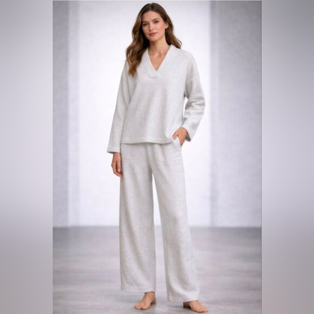 Haven Well Within Lounge Set Size Large 50% Cotton Off White